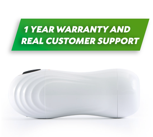 Fleshy pro's 1 year warranty